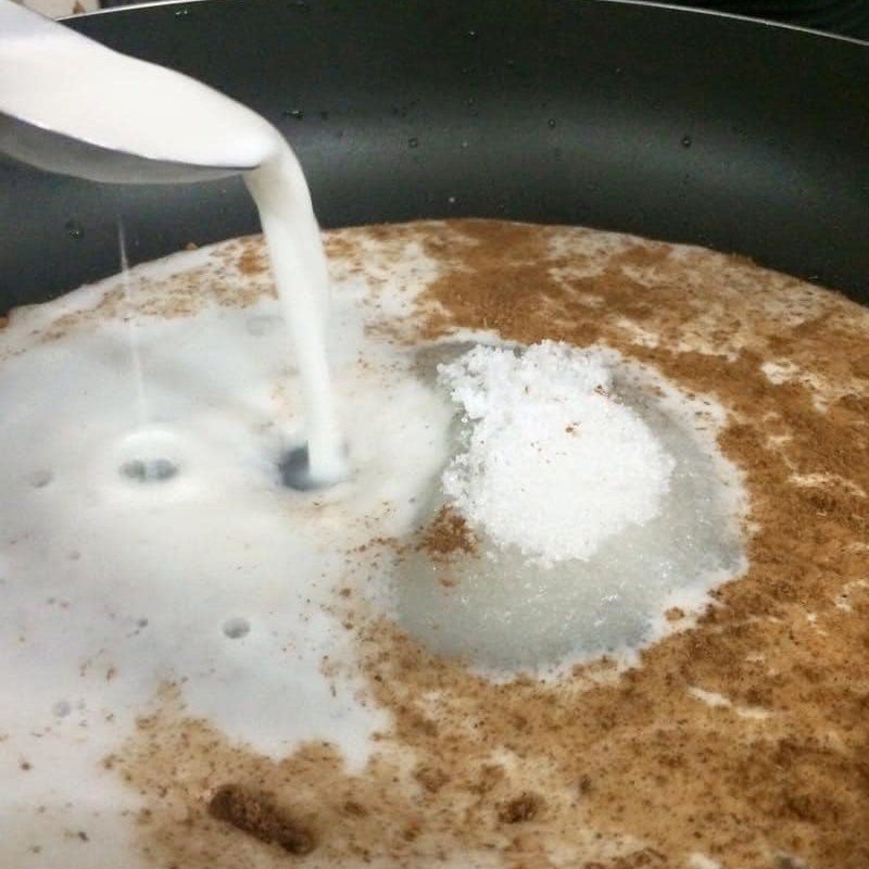 Step 5 Sautéing Sticky Rice Two-layer Sticky Rice