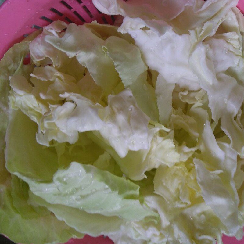 Step 1 Prepare ingredients for Minced Pork Cabbage Soup