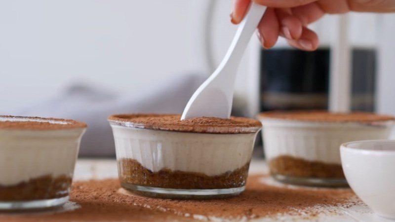 Tiramisu from tofu