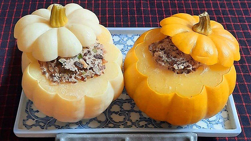 Stuffed pumpkin