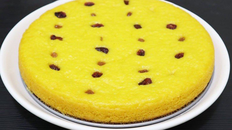 Steamed pumpkin cake