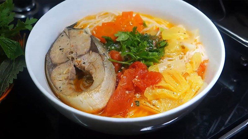 Mackerel noodles