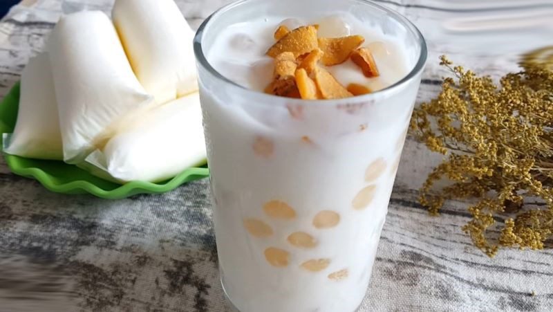 Coconut bubble yogurt