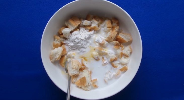 Step 1 Mixing the Batter for Baked Banana Cake with Coconut Milk