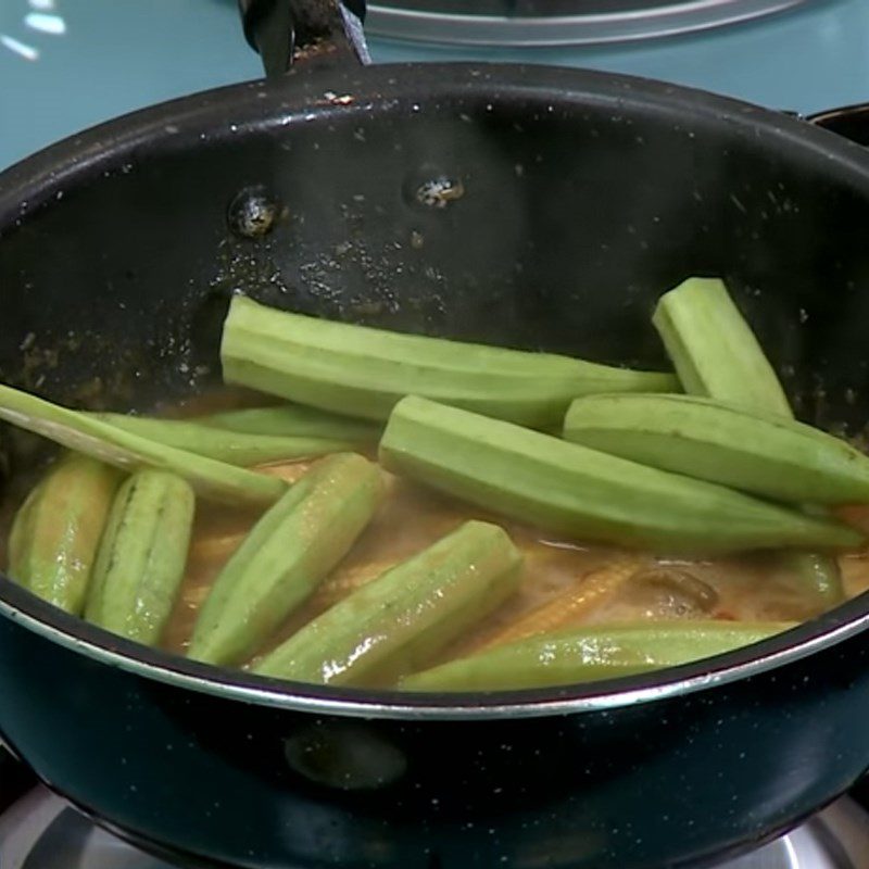 Step 3 Make braised okra Braised okra