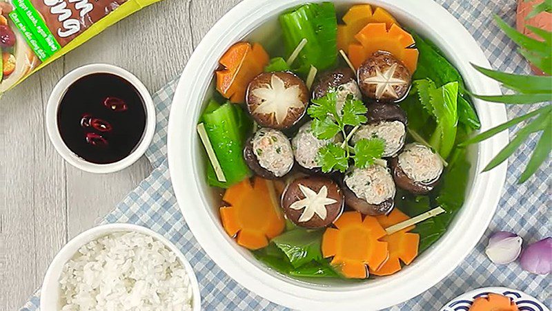 Carrot mushroom soup