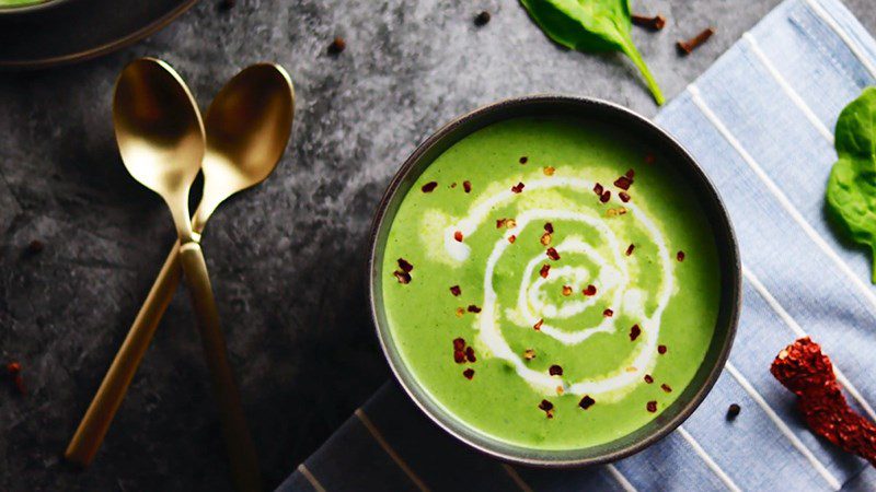 Spinach soup