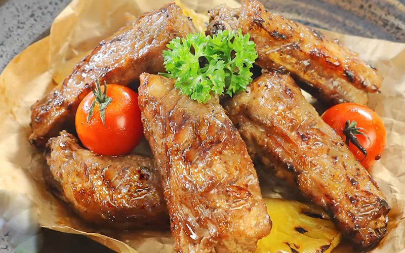 Grilled Ribs with Oyster Sauce