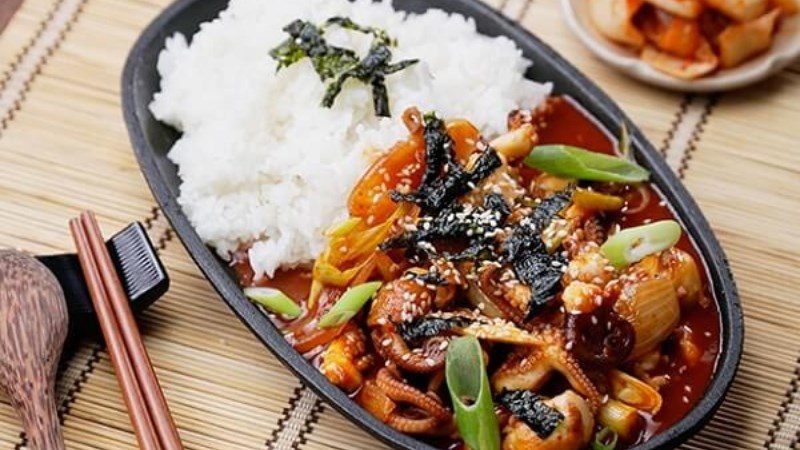 Spicy Stir-Fried Octopus