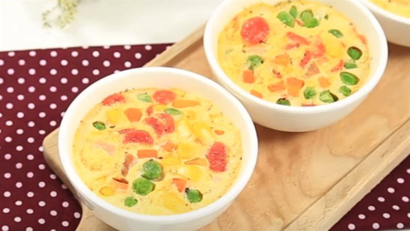 Steamed Eggs with Vegetables