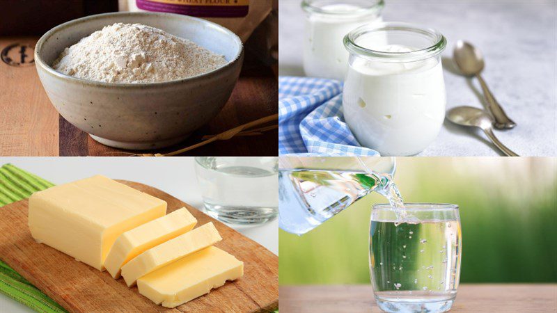 Ingredients for whole wheat bread using an air fryer