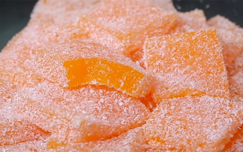 Coconut orange gummy