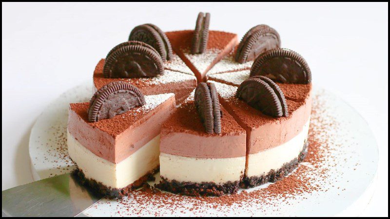 Coffee oreo cheesecake