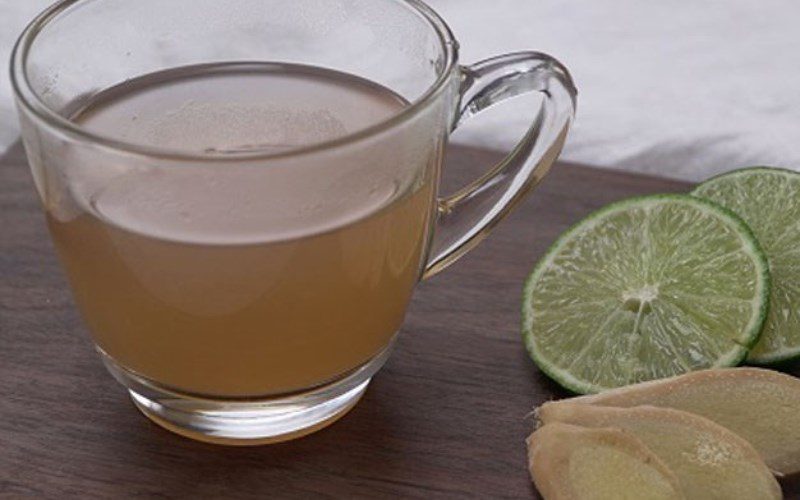 Ginger honey lemon tea