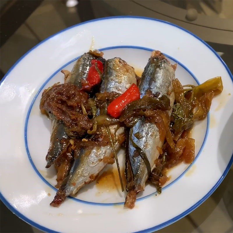 Step 4 Finished Product Mackerel Braised with Tamarind