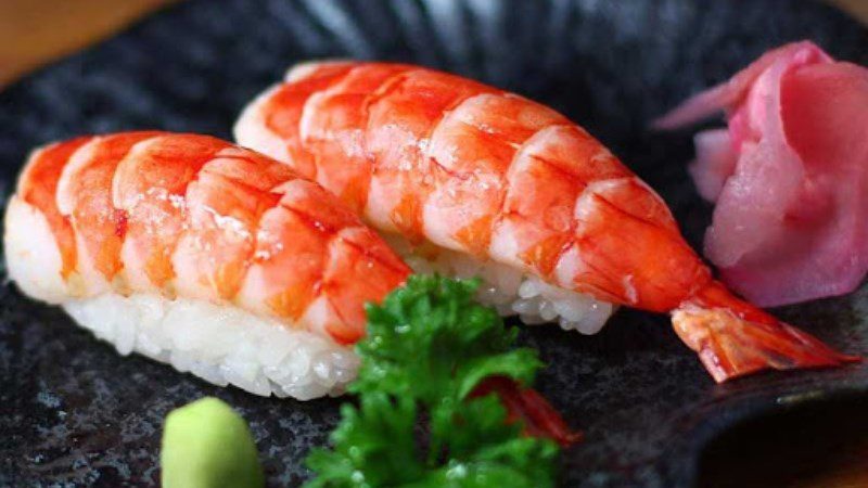 Shrimp sushi