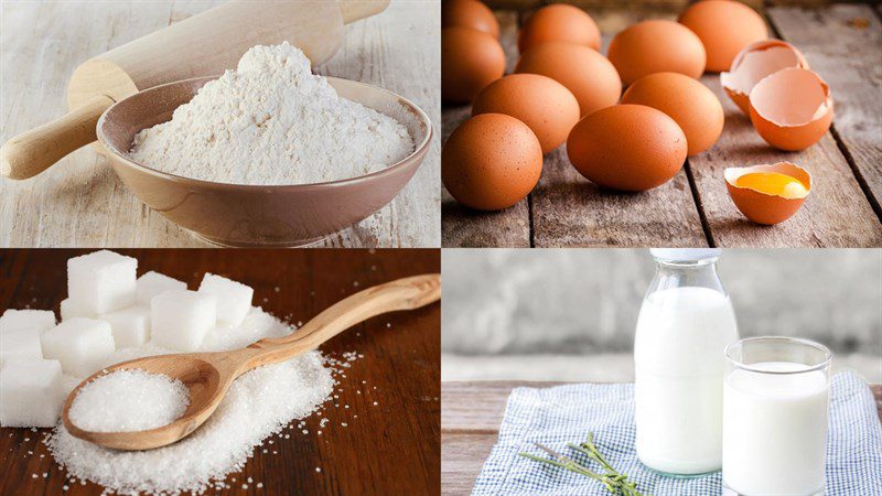 Ingredients for pancakes without baking powder, souffle pancakes without baking powder