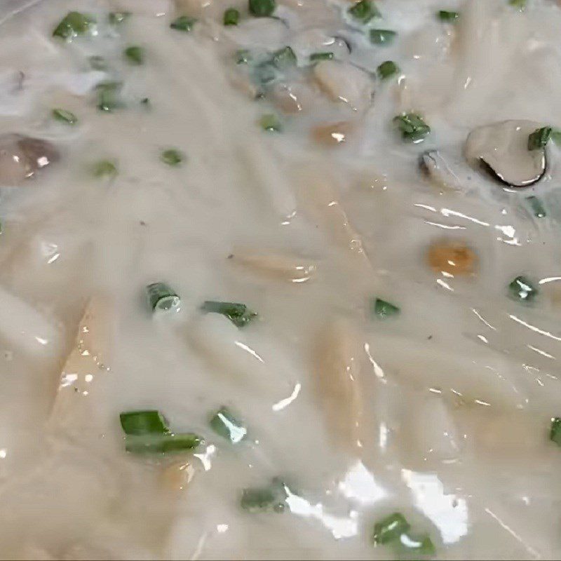 Step 5 Cook the bánh canh Vegan bánh canh