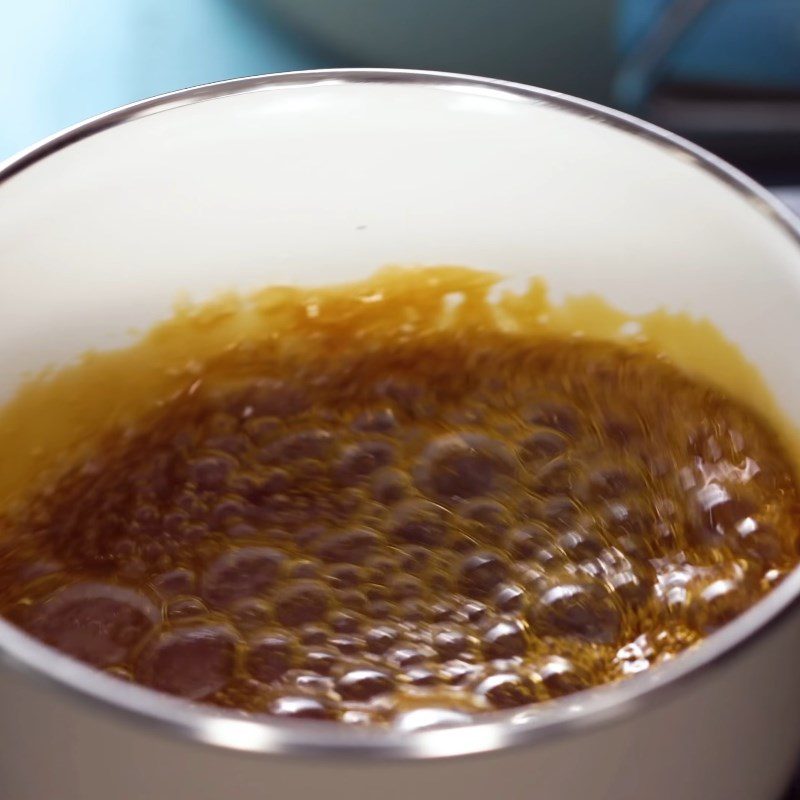 Step 2 Make the caramel Chocolate Cheese Flan