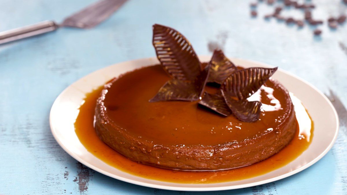 Cheese Chocolate Flan