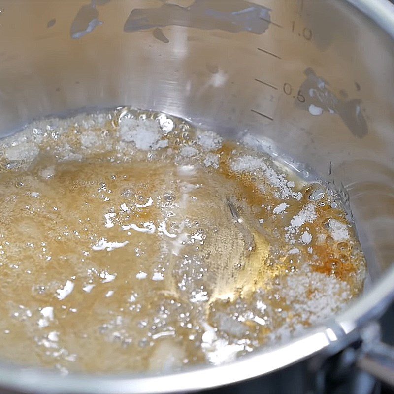 Step 3 Make caramel Coffee Flan