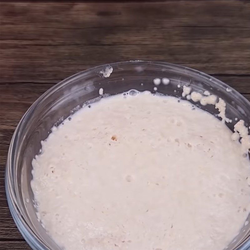 Step 1 Activate the yeast for Coconut Milk Bread