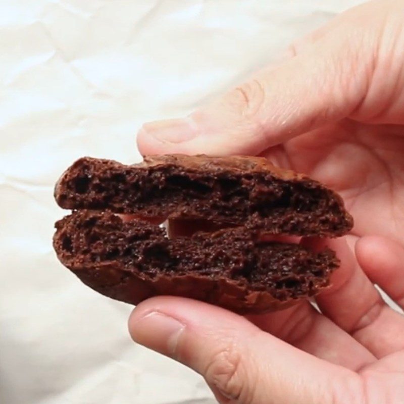 Step 5 Final Product Chocolate brownie cookies without flour