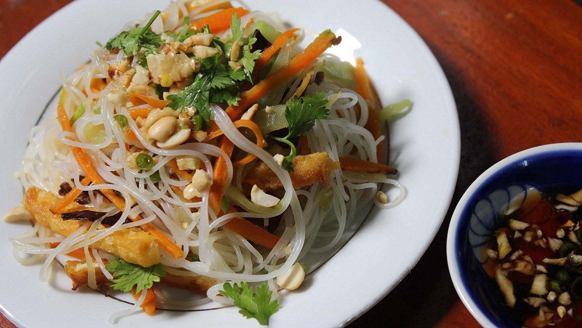 Vegetarian Fried Rice Noodles