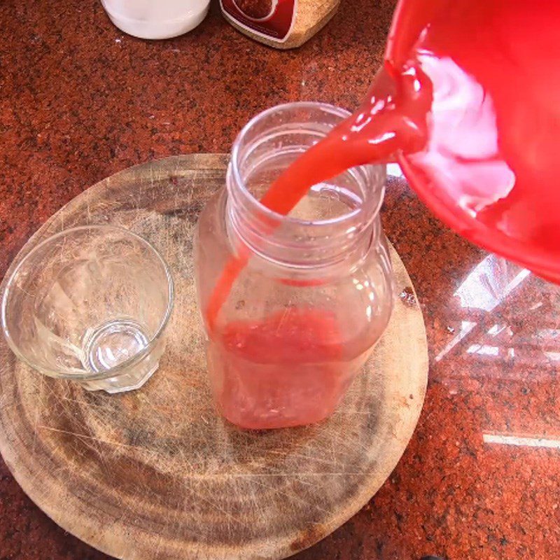 Step 3 Make syrup Watermelon syrup