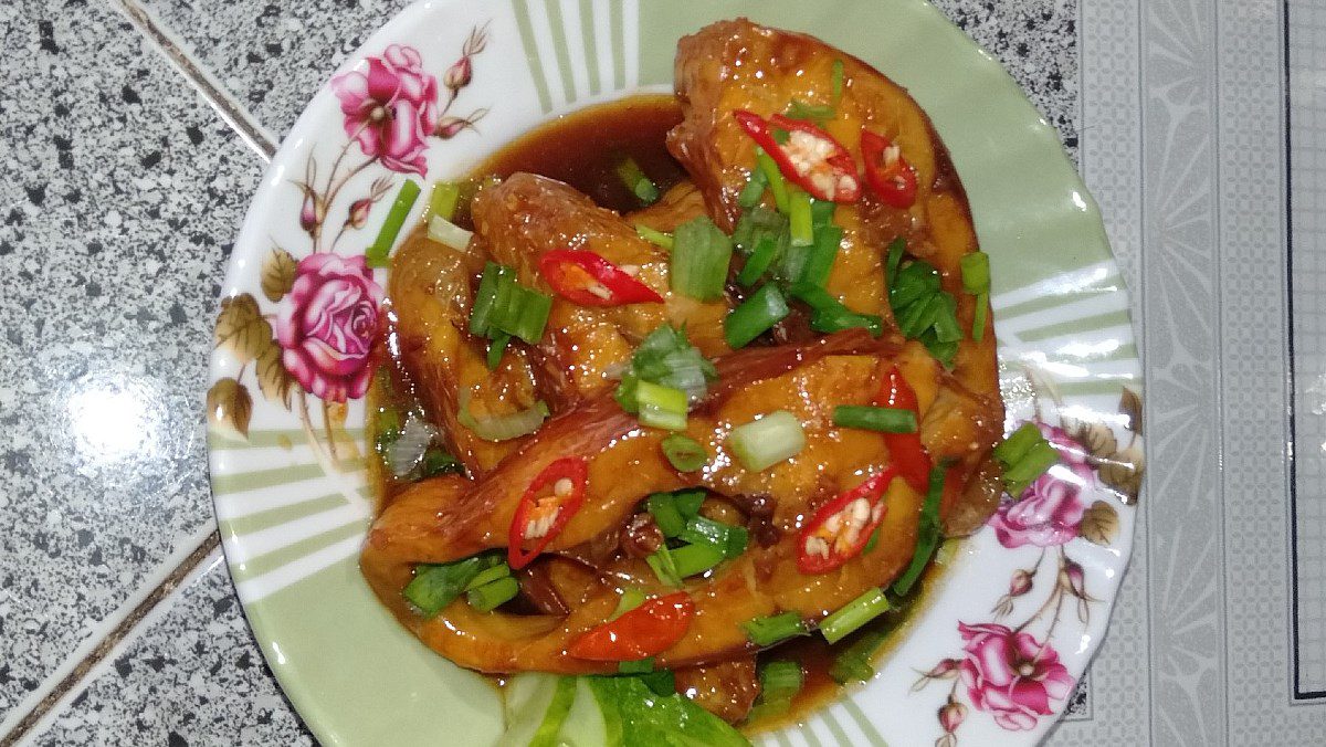 Stewed red tilapia with pepper (recipe shared by a user)