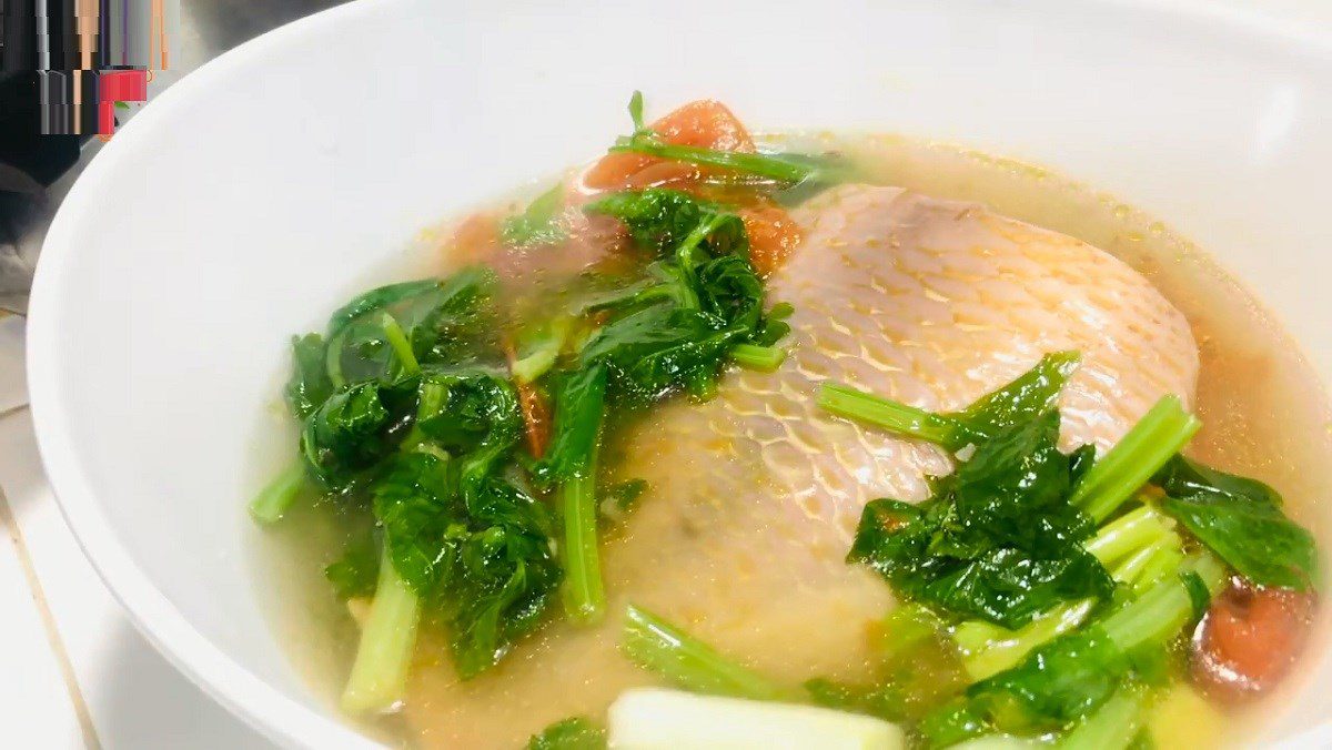 Red tilapia soup