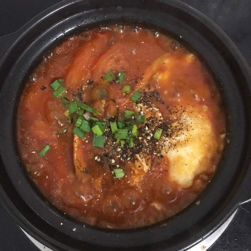 Step 3 Making Mackerel in Tomato Sauce Mackerel in Tomato Sauce with Egg