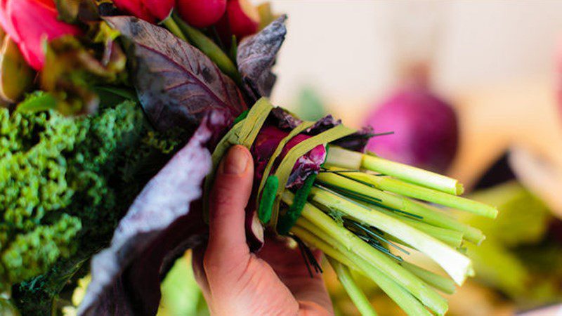 Step 6 how to make a bouquet from vegetables