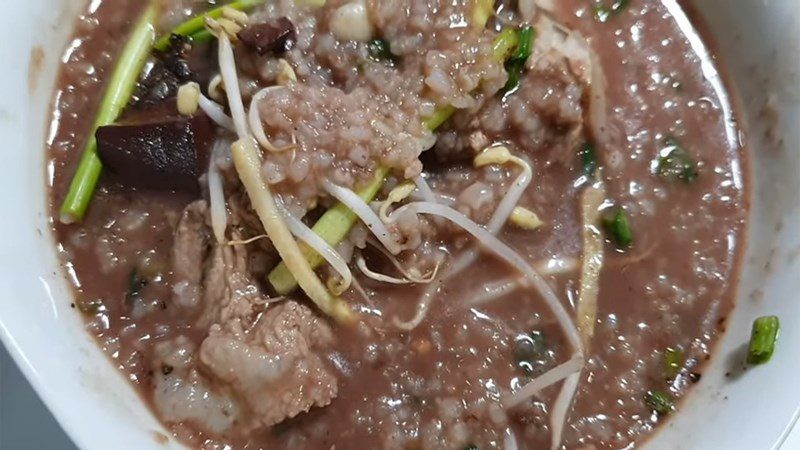 Pork Offal Porridge with Tắc in Hau Giang