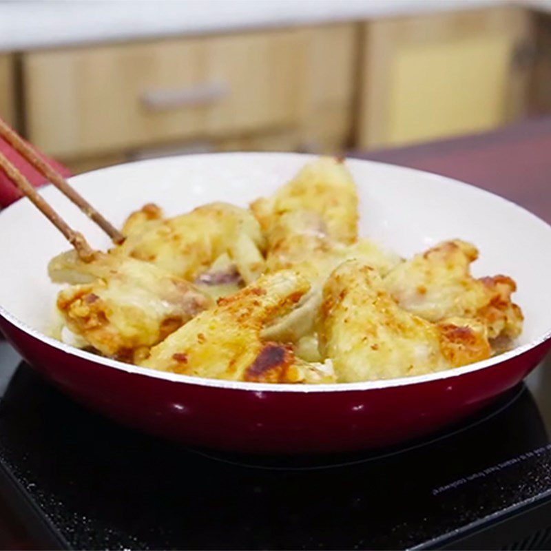 Step 2 Fry Chicken Wings Fried Chicken Wings with Fish Sauce