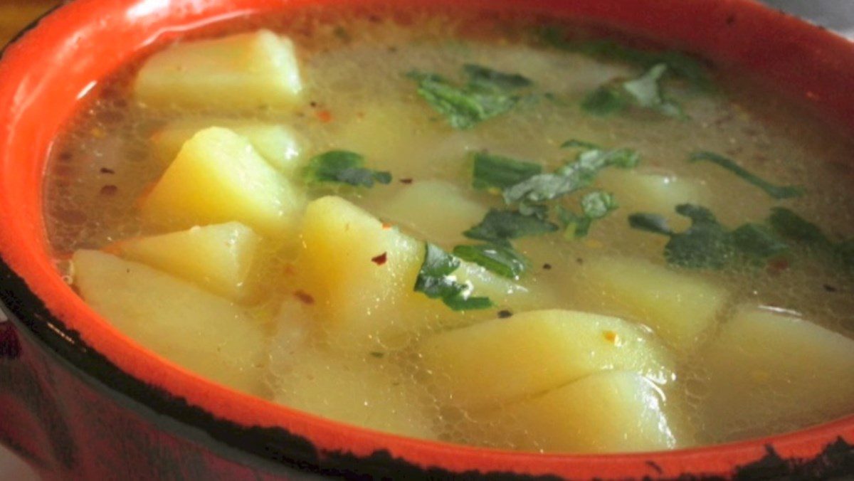 Vegetarian potato soup