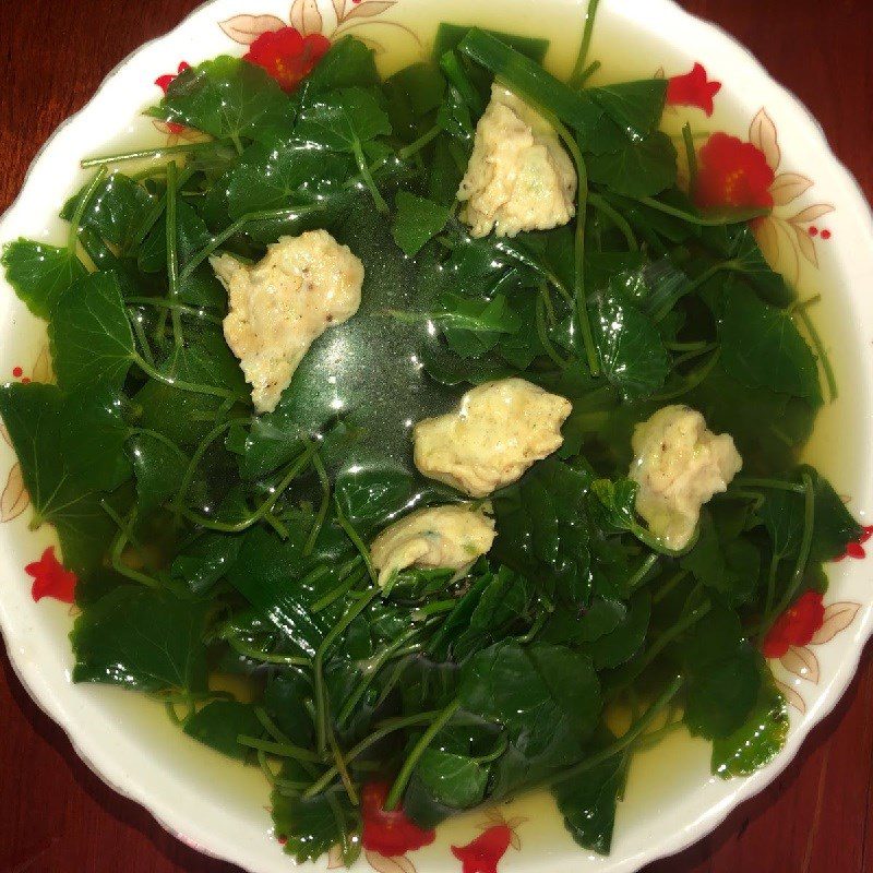 Step 4 Final Product Water Spinach Soup with Snakehead Fish