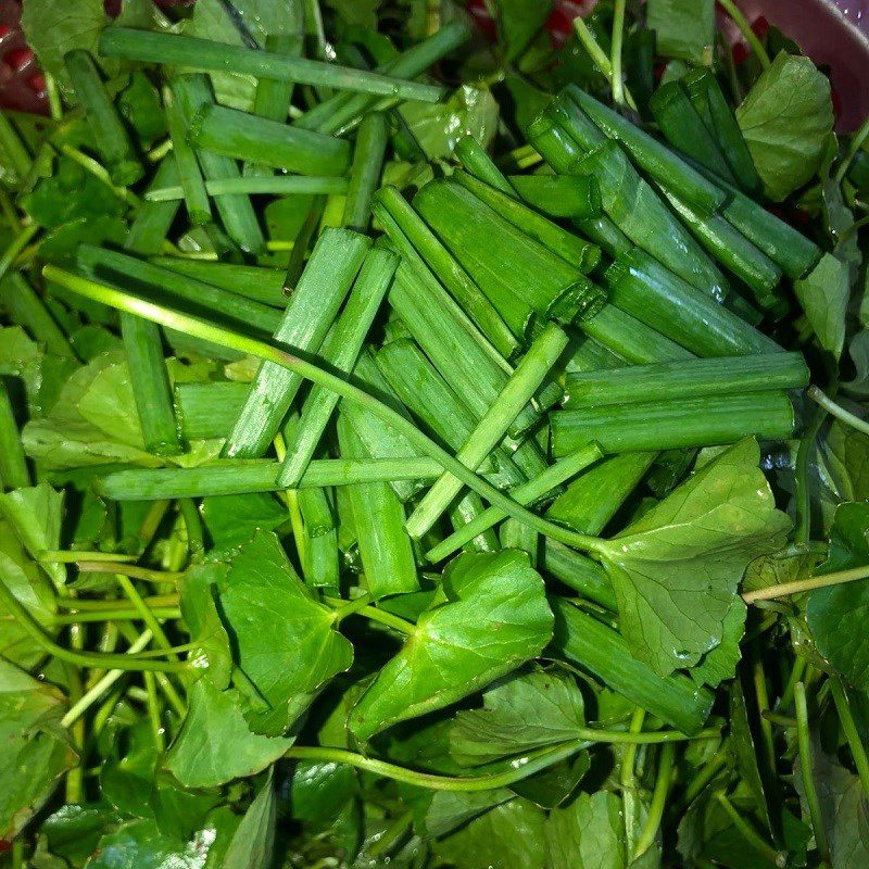 Step 1 Prepare the ingredients for pennywort fish soup