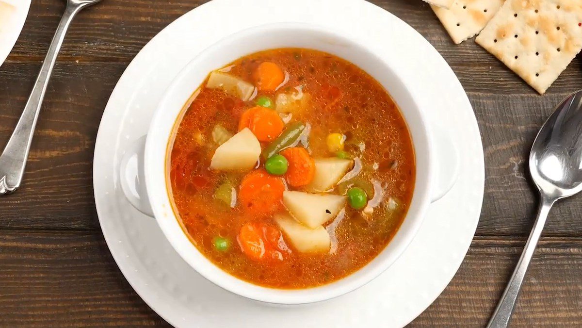 Mixed vegetable soup