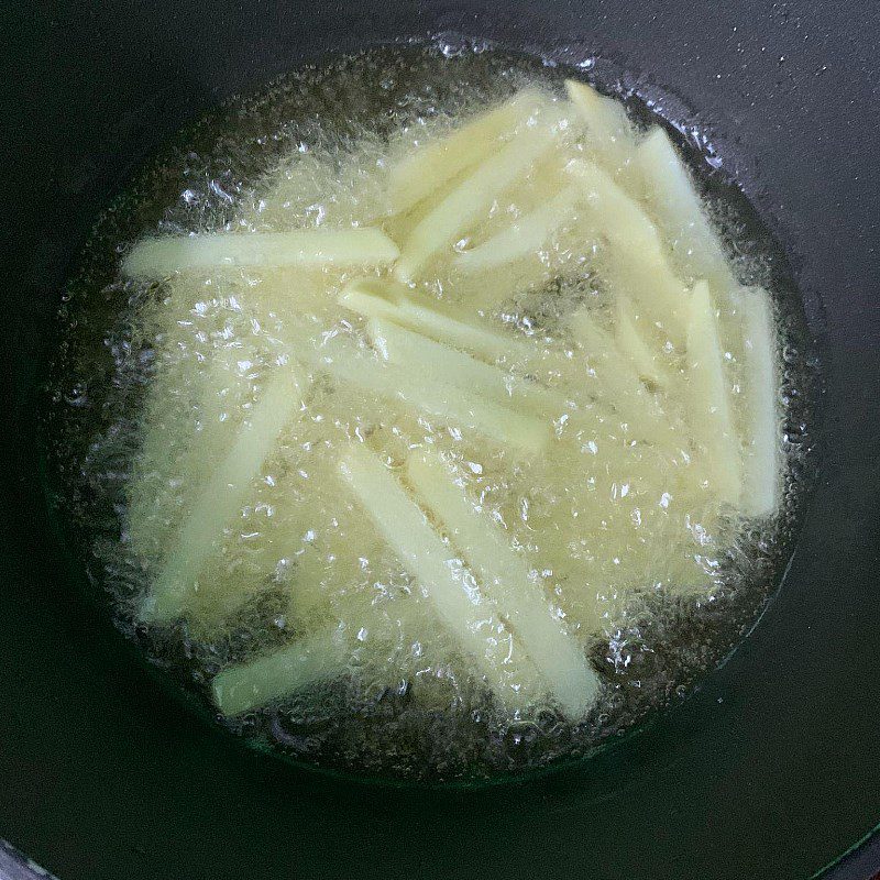 Step 2 Fried Potatoes Fried Beef with Fried Potatoes