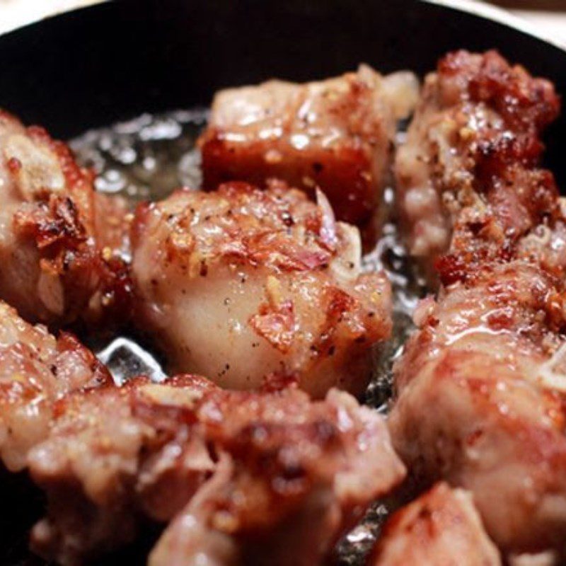 Step 2 Fry the ribs Sweet and sour tamarind ribs