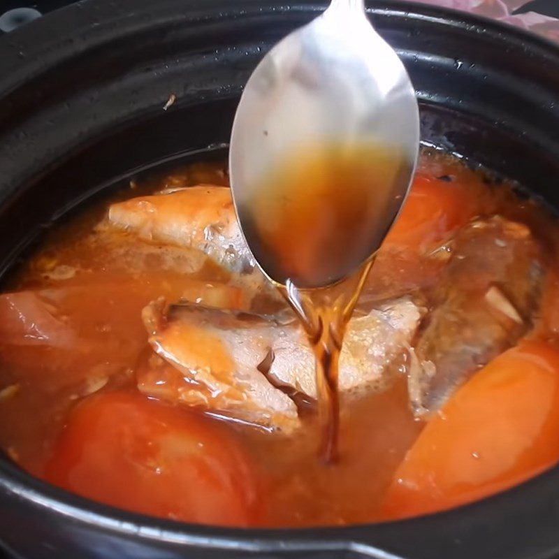 Step 3 Add the fish Sardines in tomato sauce