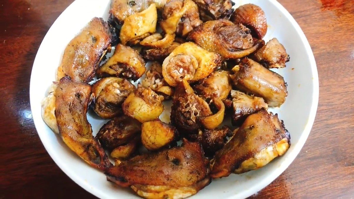 Deep-fried Chicken Neck in Air Fryer