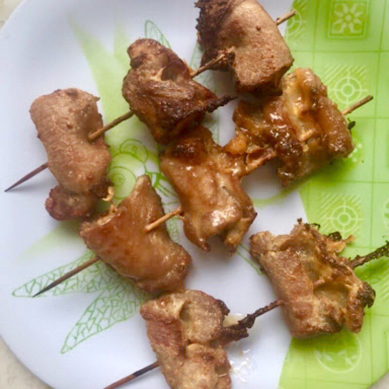 Step 3 Roll and grill the pork rib loin rolled with cheese using an air fryer