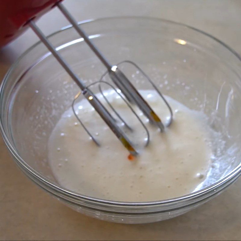 Step 2 Mash the banana Steamed banana sponge cake