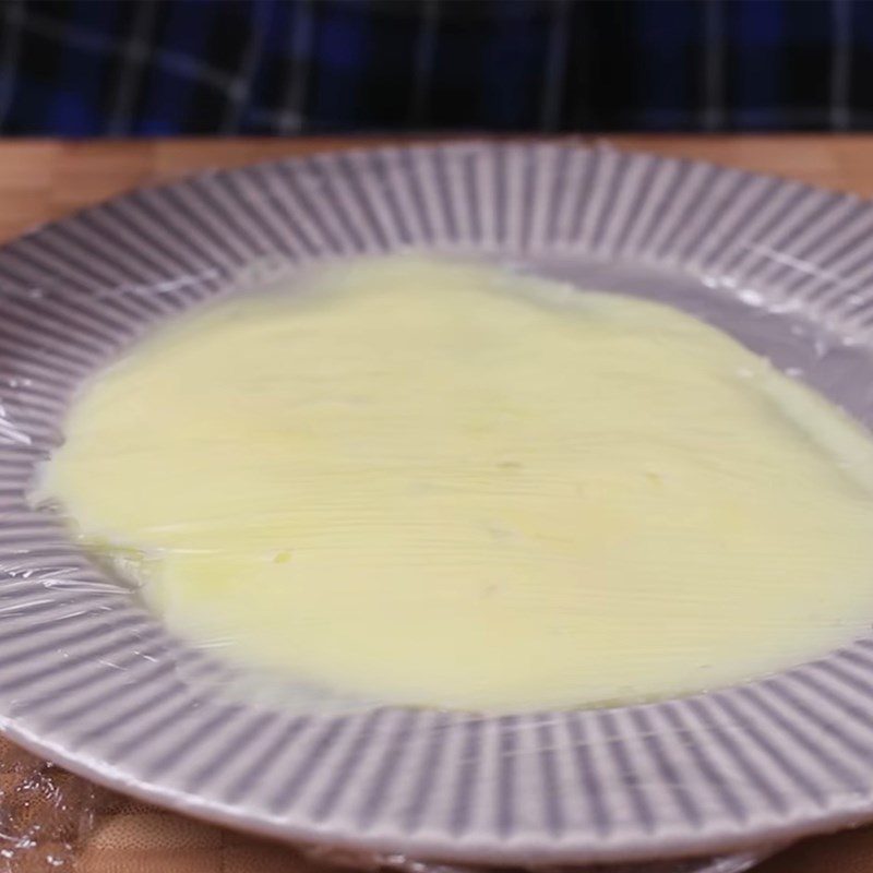 Step 6 Whisk the Lychee Egg Mixture Lychee Jasmine Tart