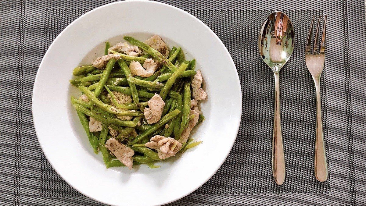 Green Beans Stir-Fried with Pork