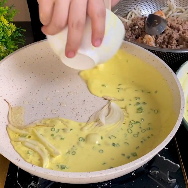 Step 6 Making Banh Xeo Duck Pancake