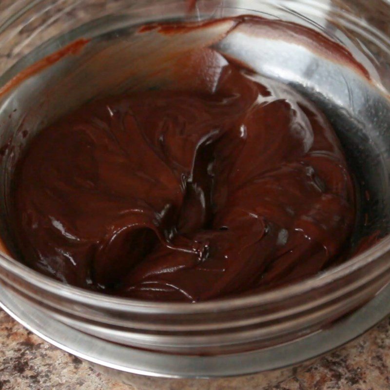 Step 1 Melt chocolate and butter Chocolate brownie cookies without flour