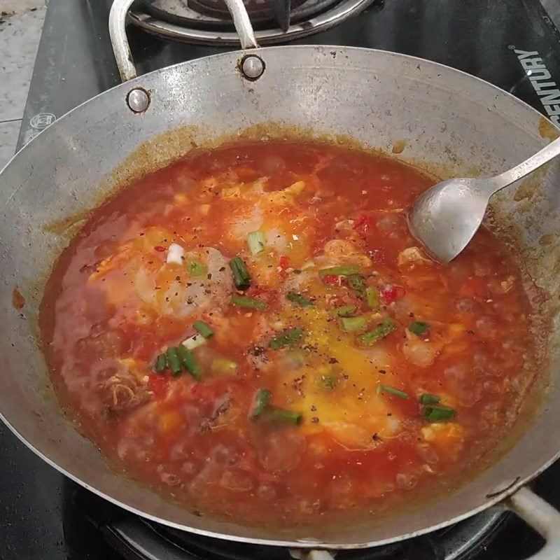 Step 2 Complete Sardines Braised with Fried Eggs